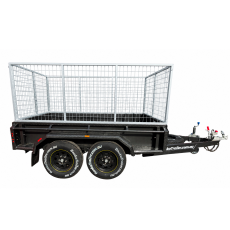 8x5 Tandem-Axle Cage Trailer